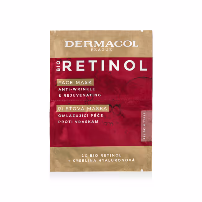 Dermacol Bio Retinol pleťová maska 2x8ml