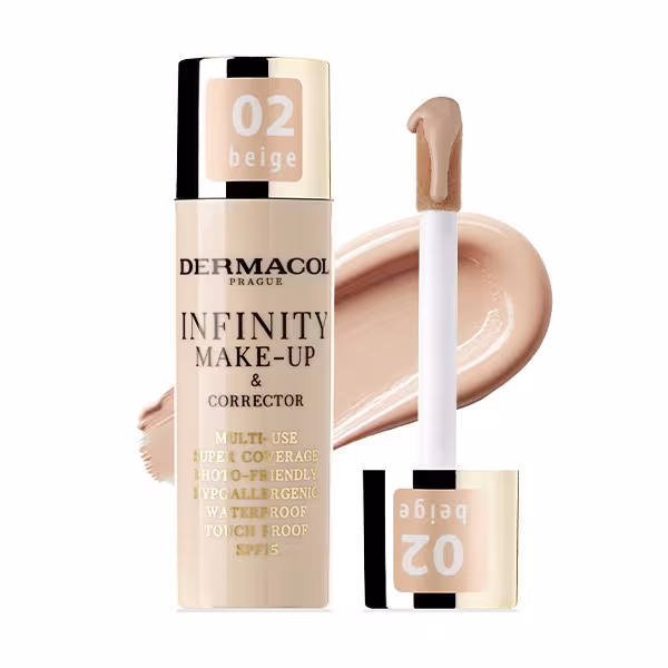 Dermacol Infinity make-up&korektor Beige 02 20g