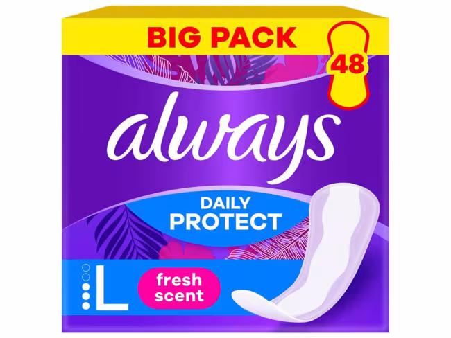 Always Daily Protect Long intimky s vůní L 48ks