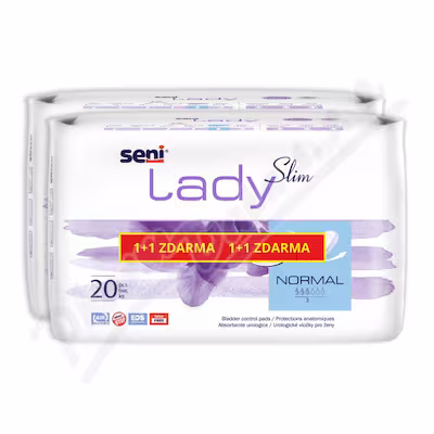 Seni Lady Slim inkon.vložky normal 1+1 2x20ks