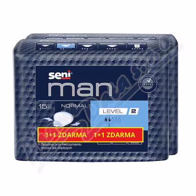 Seni Man Normal inkon.vložky Level 2 1+1 2x15ks