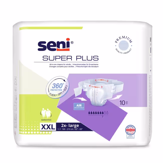 Seni Super Plus inkon.plenkové kalhotky L 10ks