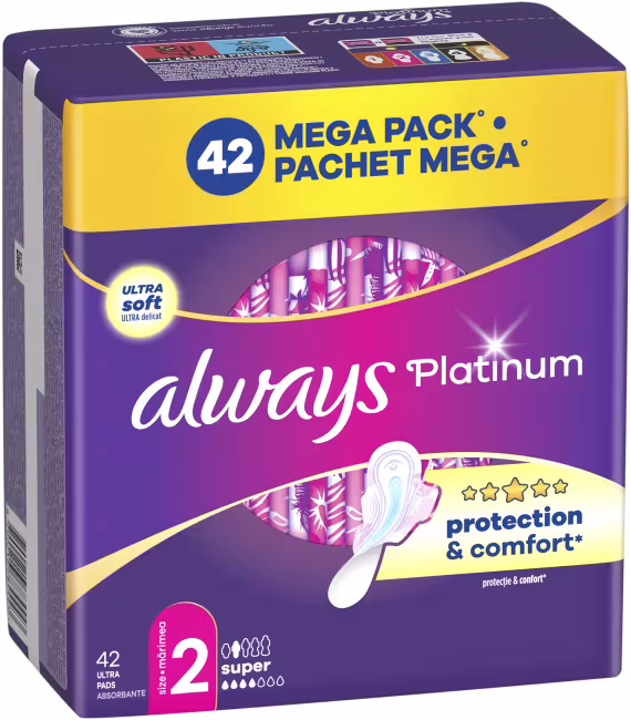 Always Platinum Super 2 vložky 42ks
