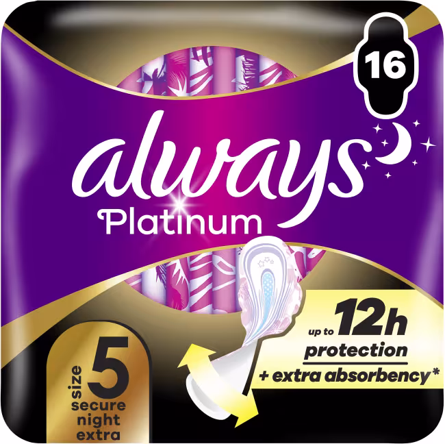 Always Platinum Secure Night Extra 5 vložky 16ks