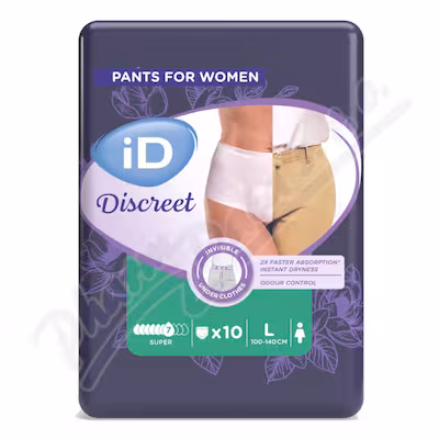 iD Discreet Pants for Woman Super L 10ks