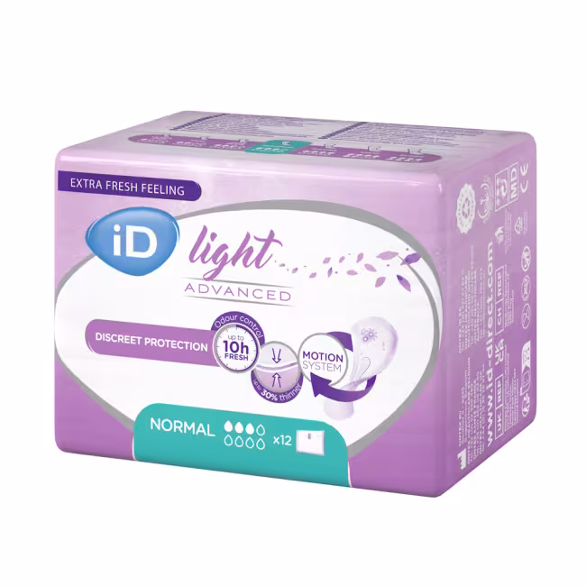 iD Discreet Light Pads Normal 12ks