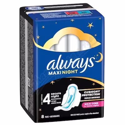 Always Maxi Night 4 vložky 8ks