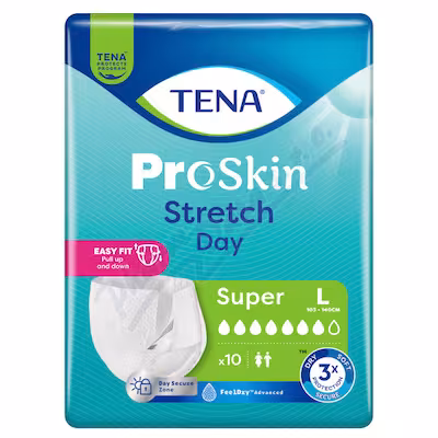 TENA Proskin Stretch Day Super L ink.zal.kalh.10ks