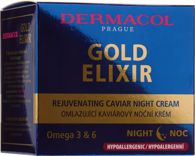 Dermacol Gold Elixir omlaz.kaviár.noční krém 50ml