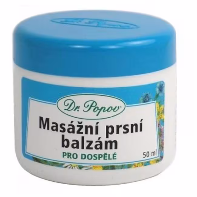 Dr.Popov Masážní prsní balzám pro dospělé 50ml
