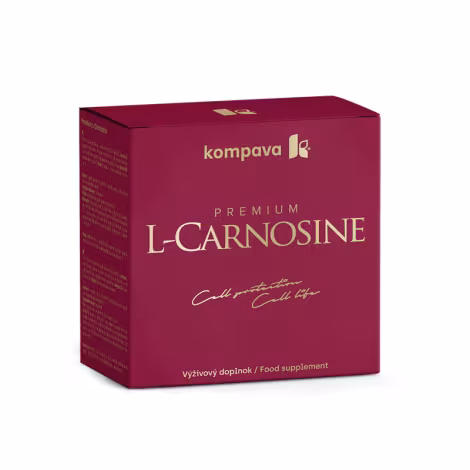 Kompava Premium L-Carnosine 375 mg/60 kps + darček