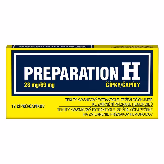 PREPARATION H 12 čapíkov