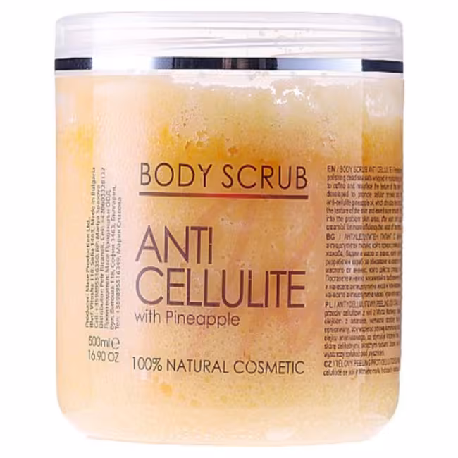 HRISTINA Prírodný anticelulitídny telový peeling s ananásom 500 ml