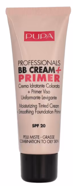 PUPA Milano BB krém a podkladová báza 2v1 BB krém+primér (Moisturizing Tinted Cream) 50 ml 002 Sand