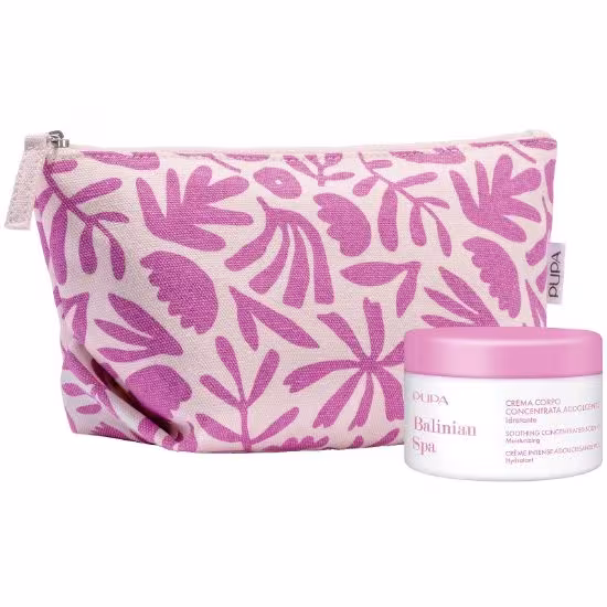 PUPA Milano Telový krém s taštičkou Soothing Body Cream 150 ml