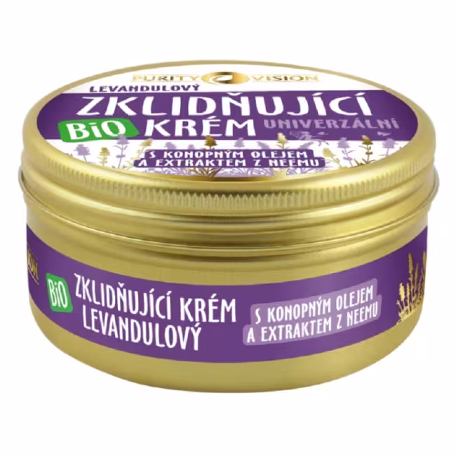 PURITY VISION Bio Levanduľový Upokojujúci krém univerzálny 100 ml