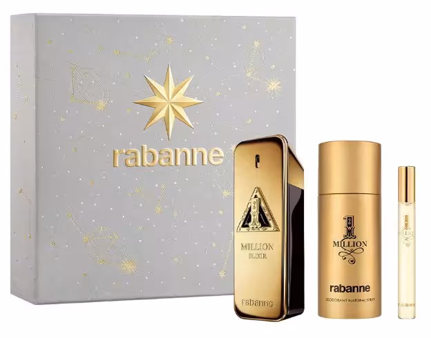 Rabanne 1 Million Elixir Parfum Intense - parfum 100 ml + dezodorant v spreji 150 ml + EDT 10 ml