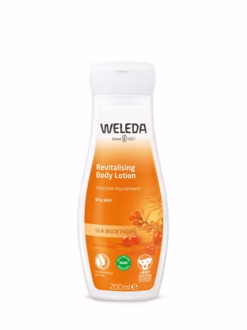 Rakytníkové vyživujúce telové mlieko WELEDA 200 ml