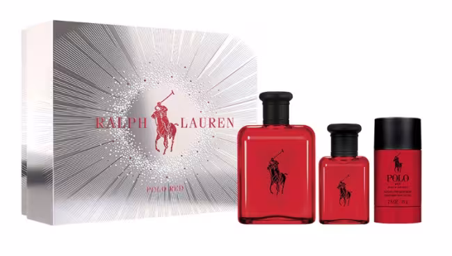 Ralph Lauren Polo Red - EDT 125 ml + EDT 40 ml + tuhý dezodorant 75 ml