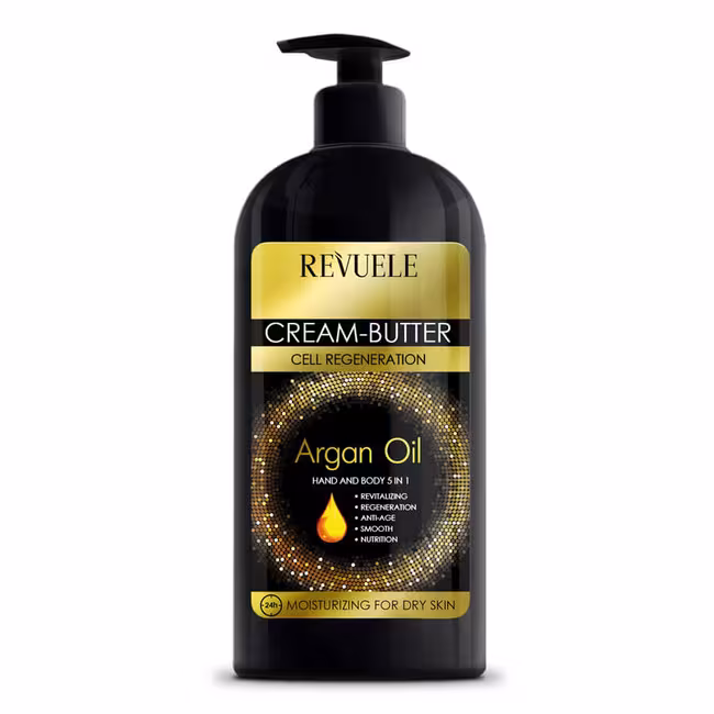 Revuele Argan Oil hydratačný krém 400 ml, Cream-Butter Hand&Body 5in1