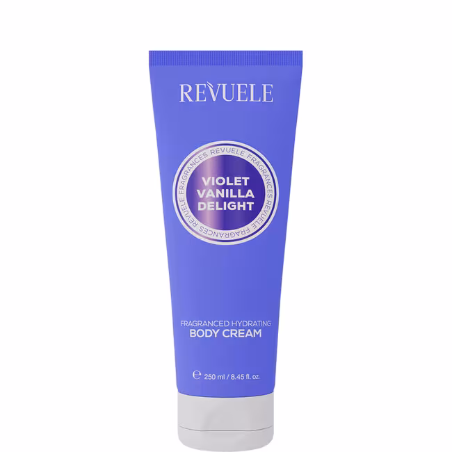 Revuele Body Cream, hydratačný telový krém 250 ml Violet vanilla delight