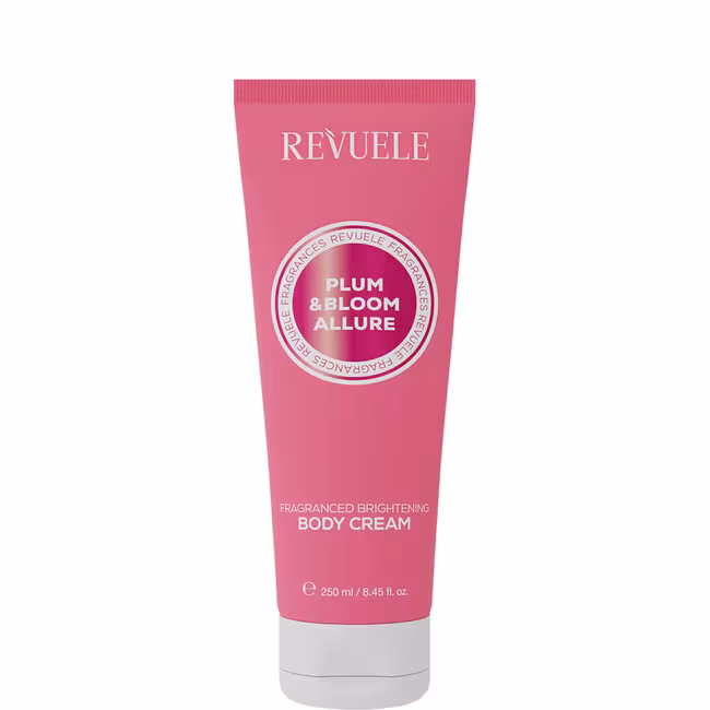 Revuele Body Cream, rozjasňujúci telový krém 250 ml, Plum & Bloom allure