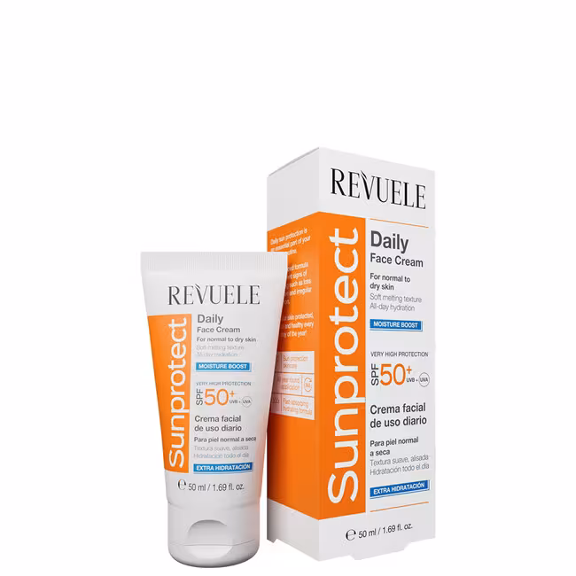 Revuele Sunprotect denný krém 50 ml, moisture boost SPF50 +