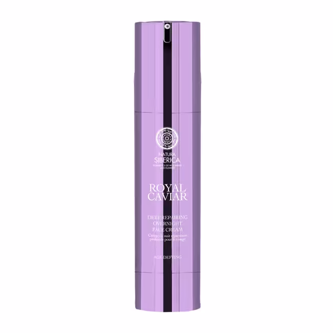 Natura Siberica Hĺbkovo regeneračný nočný pleťový krém Royal Caviar (Overnight Face Cream) 50 ml