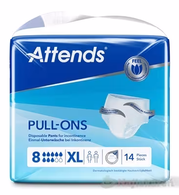 ATTENDS Pull-Ons 8 XL inkontinenčné nohavičky 14 ks