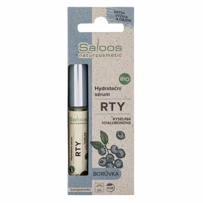 SALOOS Bio Hydratačné sérum na pery Čučoriedka 7 ml