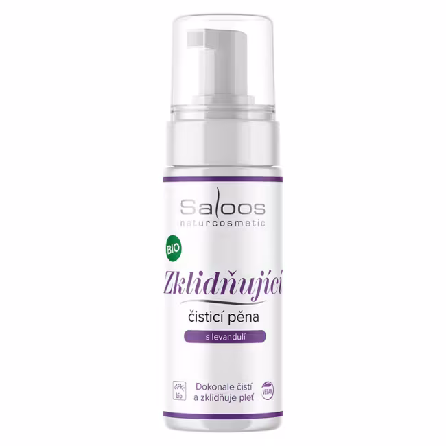 SALOOS Upokojujúca čistiaca pena s levanduľou 150 ml