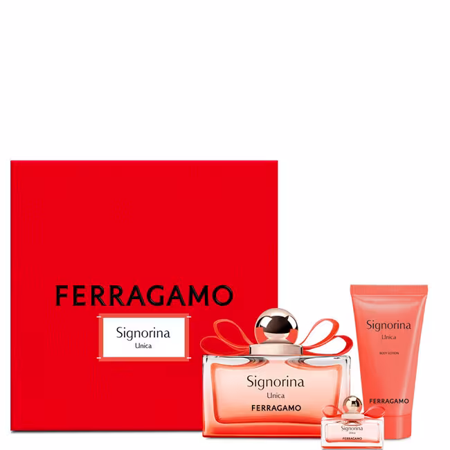 Salvatore Ferragamo Signorina Unica kazeta, EdP 100 ml + TM 50 ml + EdP 5 ml