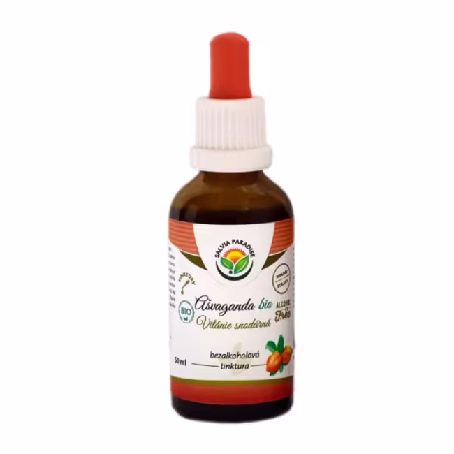 Salvia Paradise – Ashwagandha BIO tinktúra bez alkoholu, 50 ml