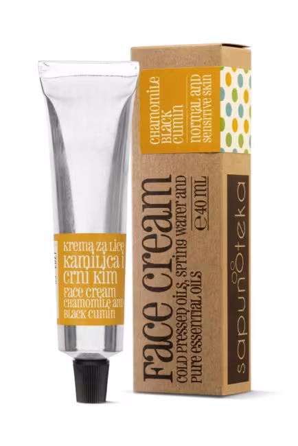 Sapunoteka Face Cream Normal & Sensitive 40 ml - Denný krém na normálnu a citlivú pleť