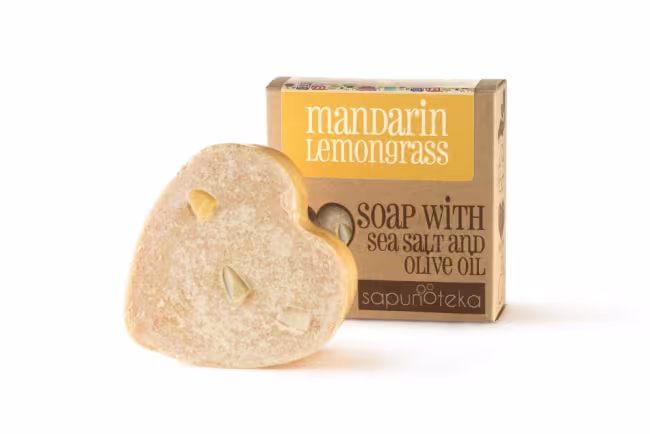 Sapunoteka Soap Sea Salt Mandarin & Lemongrass 125 g - Mandarinka a citrónová tráva