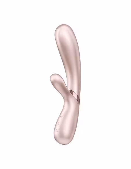 Satisfyer - vibrátor s vyhrievaním - ovládateľný cez aplikáciu - strieborný