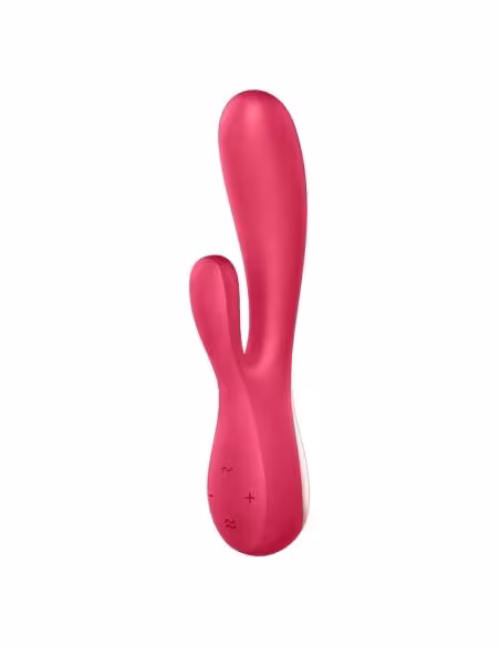 Satisfyer Mono Flex - vibrátor pre ženy - vodotesný - červený
