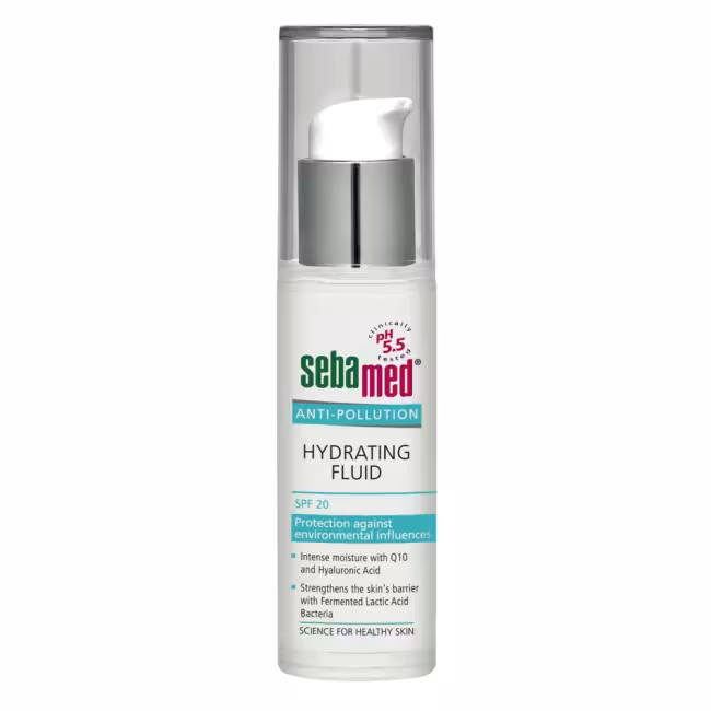 Sebamed Hydratačný pleťový fluid SPF 20 Anti-Pollution (Hydrating Fluid) 30 ml