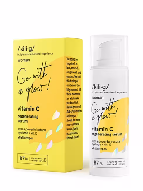 Pleťové sérum s vitamínom C a kys. hyalurónovou KILIG 30 ml