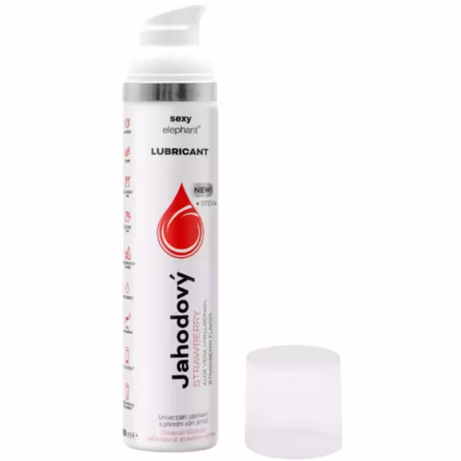 Sexy Elephant Jahodový lubrikačný gél 100 ml