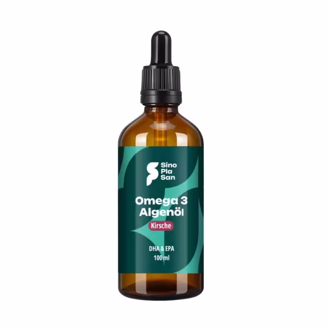 SinoPlaSan Omega 3 algae DHA+EPA olej (čerešňa), 100 ml