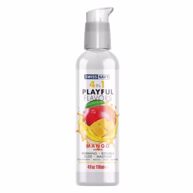 Swiss Navy Playful 4 in1 lubrikačný gél Mango 118 ml