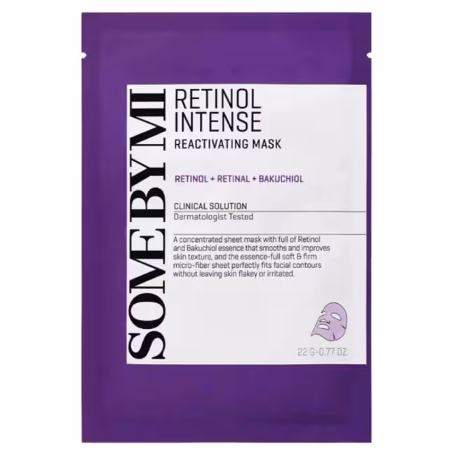 SOME BY MI Retinol Intense Textilná maska ​​proti vráskam 22 g
