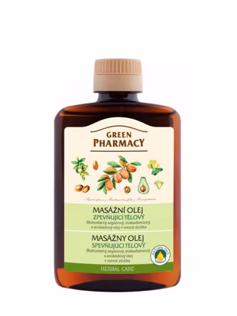 Telový masážny olej - spevňujúci Green Pharmacy 200 ml