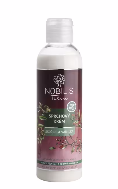 Nobilis Tilia Sprchový krém Škorica a vanilka 200 ml