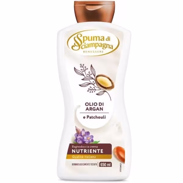 Spuma di Sciampagna Krémový Sprchový gél Olio di Argan 650ml