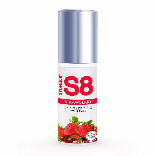 Ochutený lubrikačný gél Jahoda S8 125 ml