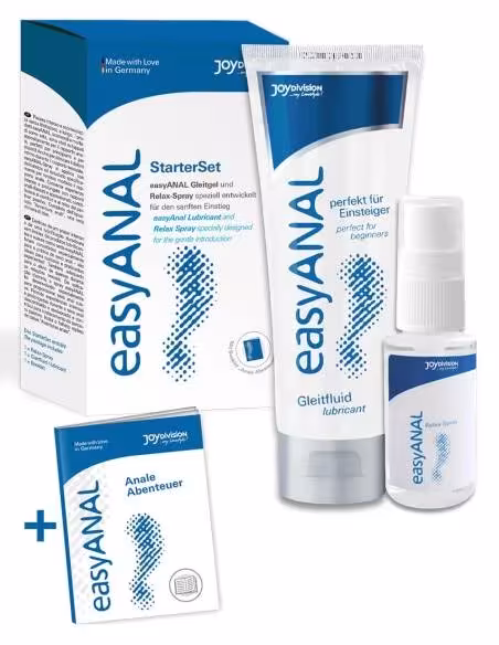 easyANAL - čistiaca a lubrikačná sada - 2 kusy