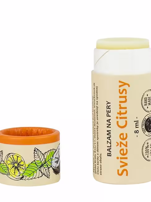 Balzam na pery – Svieže Citrusy KVITOK 8 ml