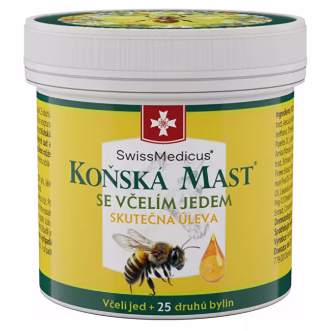SWISSMEDICUS Konská masť so včelím jedom 150 ml